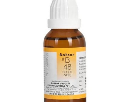 Bakson s Homeopathy B48 Drops Online