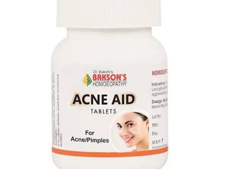 Bakson s Homeopathy Acne Aid Tablets Supply