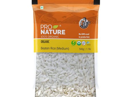 Pro Nature Organic Beaten Rice (Medium Poha) Hot on Sale