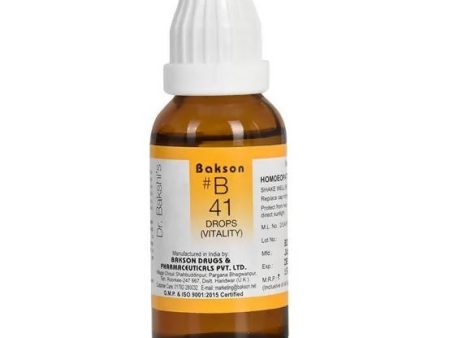 Bakson s Homeopathy B41 Drops For Cheap