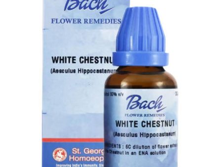 St. George s Bach Flower Remedies White Chestnut For Discount