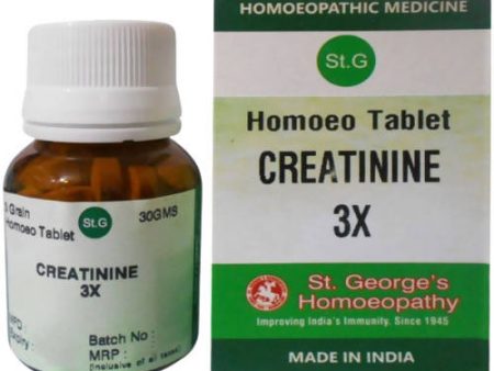 St. George s Homeopathy Creatinine 3X Tablets For Cheap