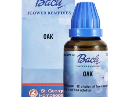 St. George s Bach Flower Remedies Oak Cheap