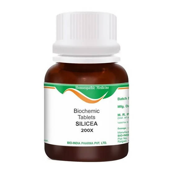 Bio India Homeopathy Silicea Biochemic Tablets For Discount