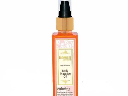 Bodyherbals Calming Rose & Geranium Body Massage Oil Discount