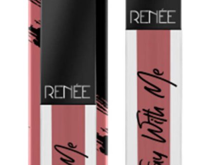 Renee Stay With Me Matte Lip Color Desire For Brown on Sale