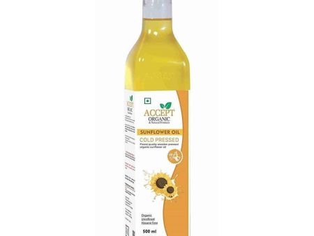 Accept Organic Cold Pressed Sunflower Oil Online now