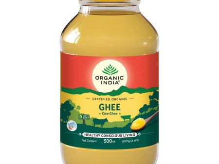 Organic India Cow Ghee | Pure and Natural Desi Ghee - Traditional Curd-Churned - Premium Artisanal Desi Ghee - Diet Friendly with Rich Taste Fashion