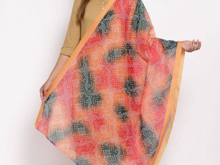 Myshka Women s Beautiful Multi Cotton Print Casual Dupatta on Sale