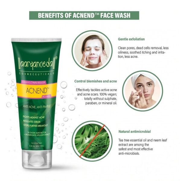 Aaryanveda Advance Pimple Reducer Acnend Face Wash Fashion