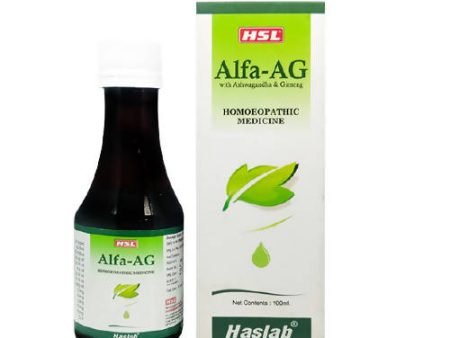 Haslab Homeopathy Alfa-AG With Ashwagandha & Ginseng Tonic Supply