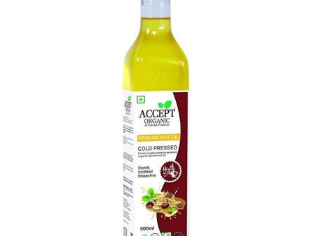 Accept Organic Cold Pressed Groundnut Oil Discount