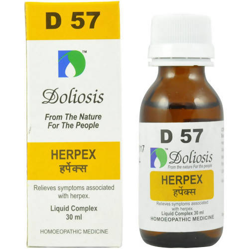 Doliosis Homeopathy D57 Herpex Drops Online Sale