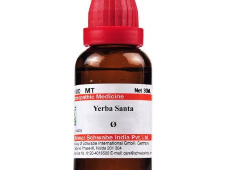 Dr. Willmar Schwabe India Yerba Santa Mother Tincture Q Discount