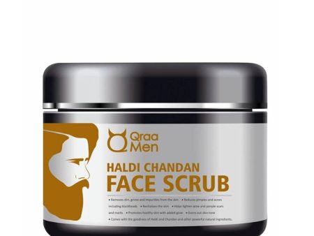 Qraa Men Haldi Chandan Face Scrub Fashion