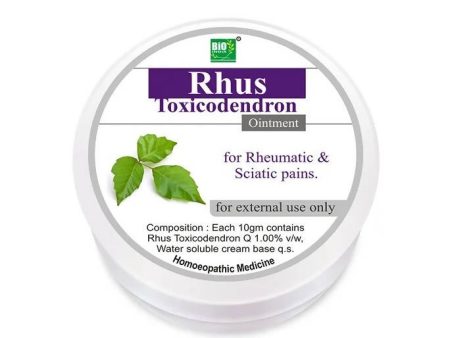 Bio India Homeopathy Rhus Toxicodendron Ointment For Discount