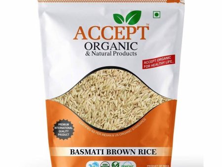 Accept Organic Basmati Brown Rice on Sale