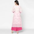 Cheera Hand Block Print Cream Straight Kurta (MAAI-054K) Supply