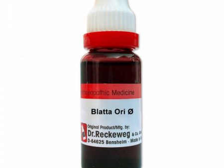 Dr. Reckeweg Blatta Ori Mother Tincture Q For Sale