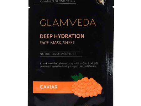 Glamveda Caviar Rejuvenate & Protecting Sheet Mask Pack Online Sale