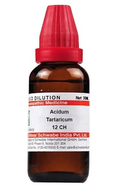 Dr. Willmar Schwabe India Acidum Tartaricum Dilution Fashion