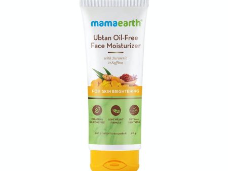 Mamaearth Ubtan Oil-Free Face Moisturizer with Turmeric & Saffron Hot on Sale