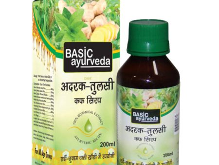 Basic Ayurveda Adrak Tulsi Cough Syrup Cheap