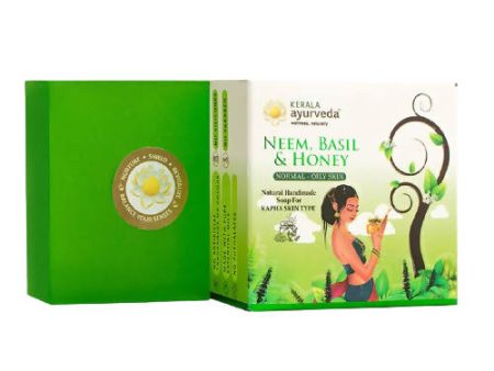 Kerala Ayurveda Natural Handmade Neem, Basil & Honey Soap on Sale