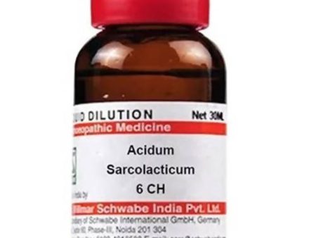 Dr. Willmar Schwabe India Acidum Sarcolacticum Dilution For Discount