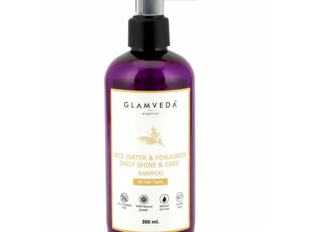 Glamveda Rice Water & Fenugreek Daily Shine & Care Shampoo Supply