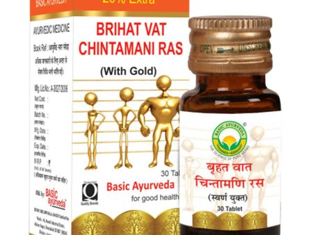 Basic Ayurveda Brihat Vat Chintamani Ras (With Gold) Tablets For Sale