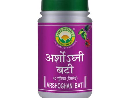 Basic Ayurveda Arshoghani Bati Cheap