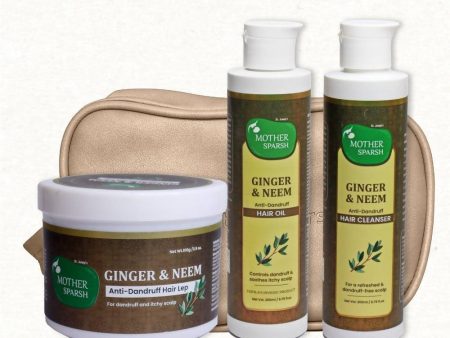 Mother Sparsh Ginger & Neem Anti-Dandruff Kit Online Hot Sale