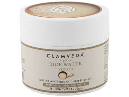 Glamveda Rice Water Brightening Scrub Online now