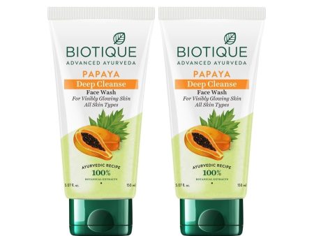 Biotique Bio Papaya Visibly Flawless Skin Face Wash Sale