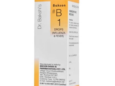 Bakson s Homeopathy B1 Drops Hot on Sale