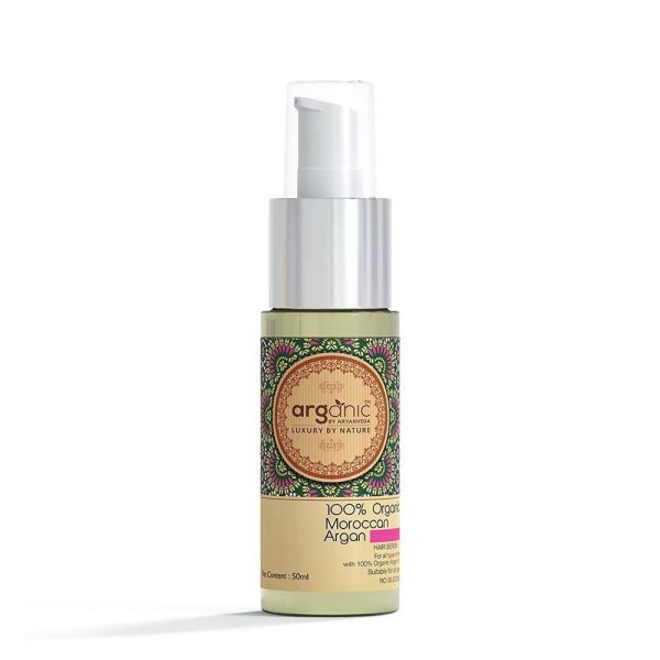 Aaryanveda Arganic Organic Moroccan Argan Hair Serum Online