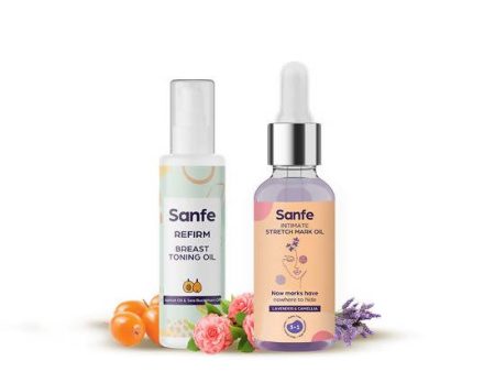 Sanfe Intimate Stretch Mark Oil And Refirm Breast Toning Oil For Discount