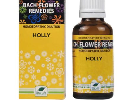 New Life Homeopathy Bach Flower Remedies Holly Dilution on Sale