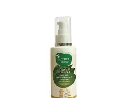 Mother Sparsh Plant Powered Baby Skin Natural & Mineral Sunscreen Online Hot Sale