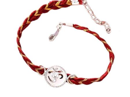 Devotional Om 925 Sterling Silver Rakhi Online