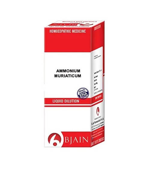 Bjain Homeopathy Ammonium Muriaticum Dilution Supply