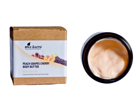 Wild Earth Peach Grapes Cherry Blossom Body Butter Hot on Sale