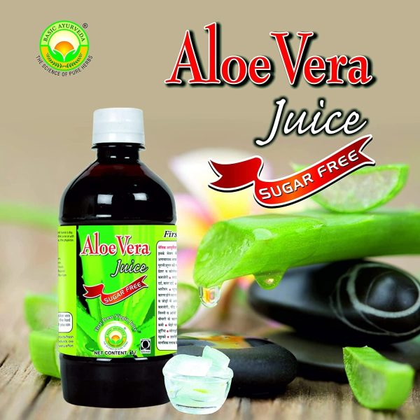 Basic Ayurveda Aloe Vera Juice With Fiber For Sale