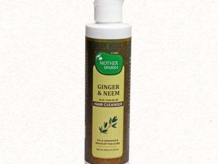 Mother Sparsh Ginger & Neem Anti-Dandruff Hair Cleanser Online Sale