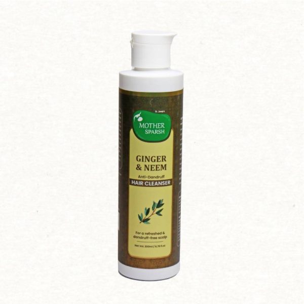 Mother Sparsh Ginger & Neem Anti-Dandruff Hair Cleanser Online Sale