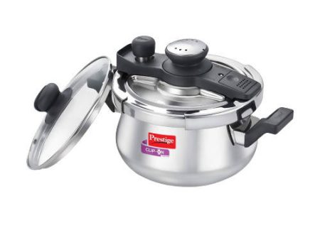 Prestige Clip On Svachh Stainless Steel Pressure Cooker For Cheap