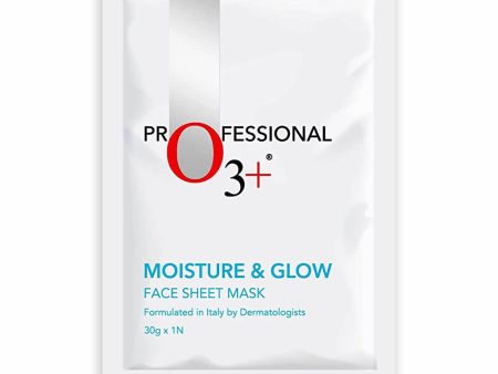 Professional O3+ Moisture & Glow Face Sheet Mask Hot on Sale