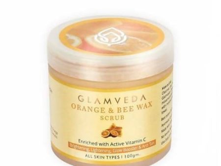 Glamveda Orange & Bee Wax Brightening Scrub Fashion