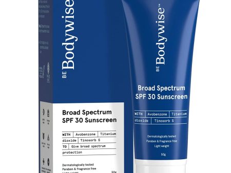 BeBodywise Broad Spectrum SPF 30 Sunscreen Cream Online now